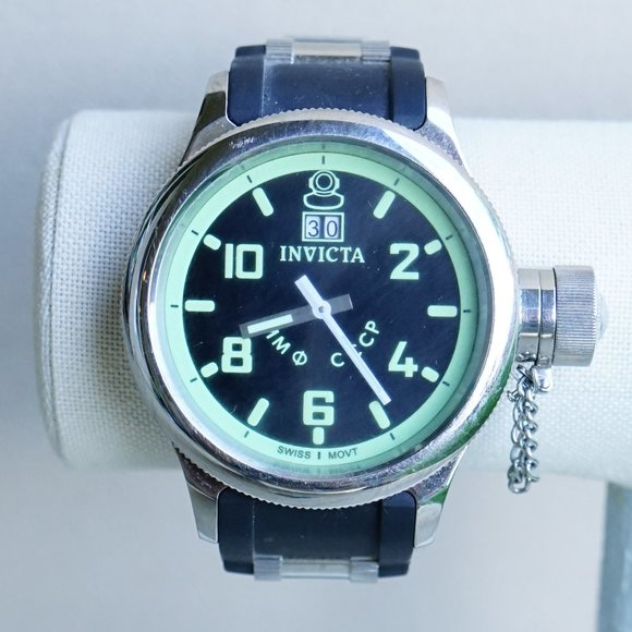 INVICTA 4342 Russian Diver Watch + NEW BATTERY - Picture 5 of 15